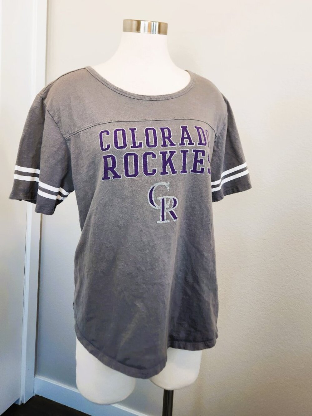 Colorado Rockies Baseball Tee Women's Size XL